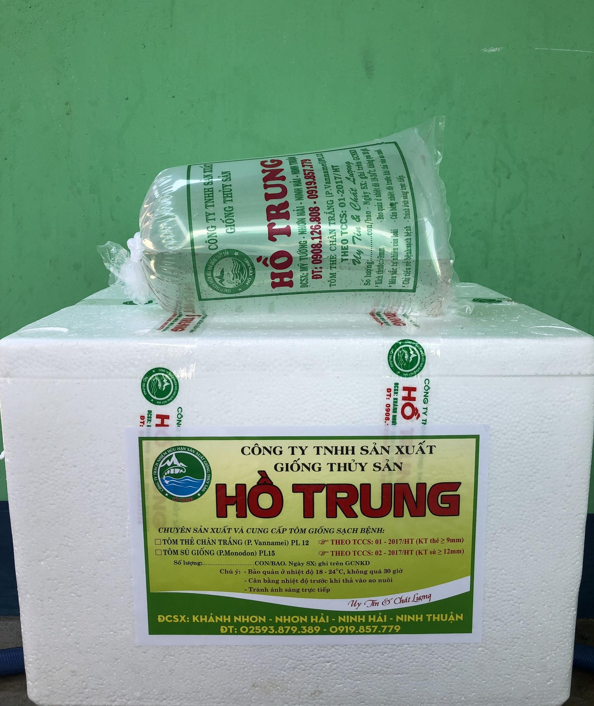Tôm Giống Thẻ Chân Trắng